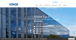 Desktop Screenshot of irinox.com